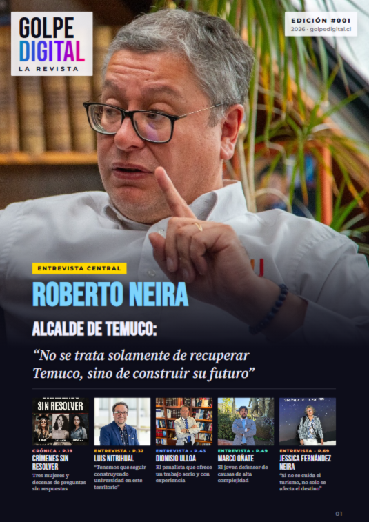 Foto primera portada de la revista Golpe Digital